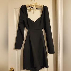 Dynamite Cut-out Dress in Jet Black
